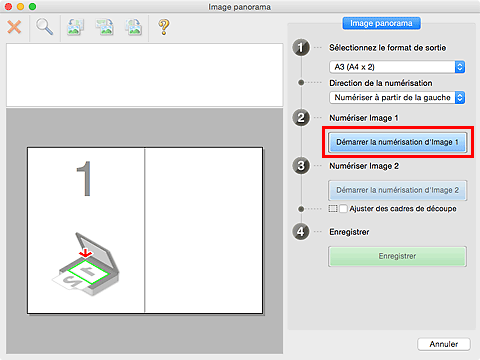 figure : fenêtre Image panorama